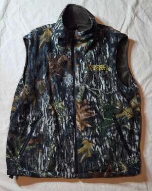 Scent Blocker Wind Blocker Reversible Hunting Vest Men's M Camo Waterproof